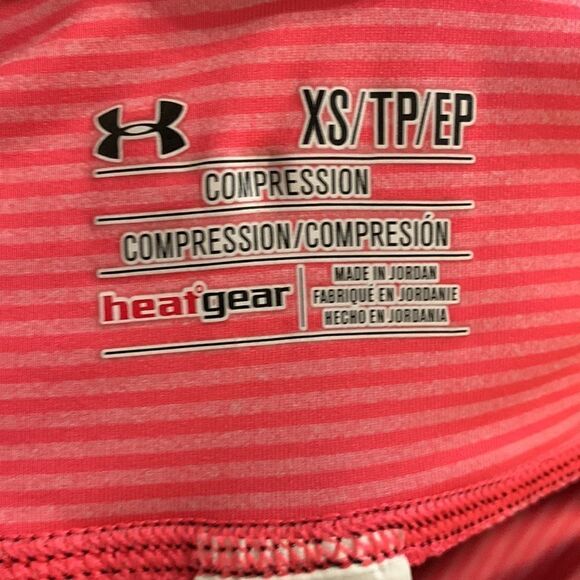 Under Armour extra small compression athletics leggings black & pink - Picture 4 of 6